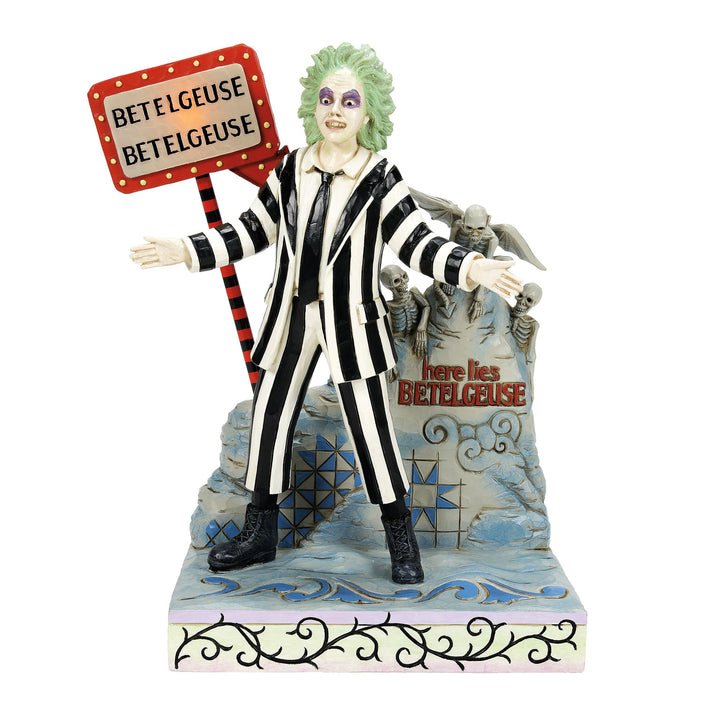 Here's Johnny (Beetlejuice LED Figurine) - Beetlejuice by Jim Shore