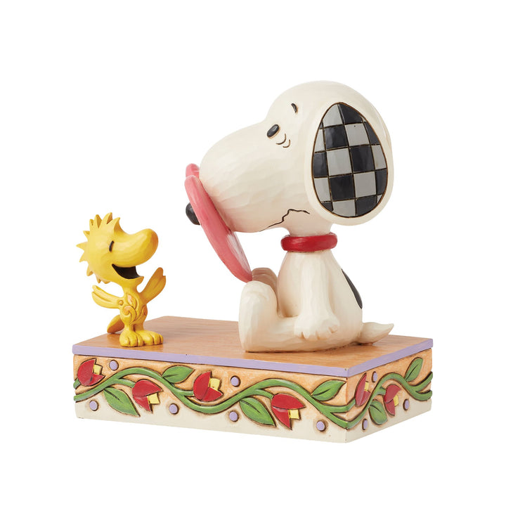 Love & Laughter (Snoopy with Heart on Nose) - Peanuts by Jim Shore