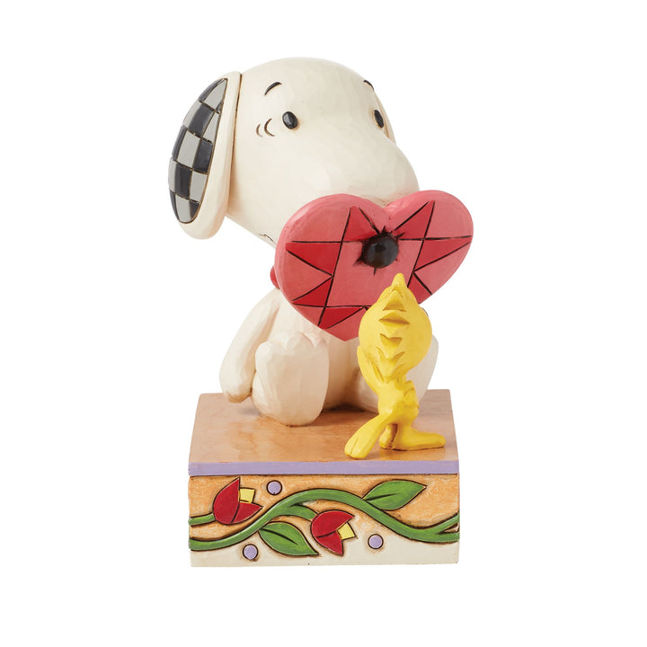 Love & Laughter (Snoopy with Heart on Nose) - Peanuts by Jim Shore