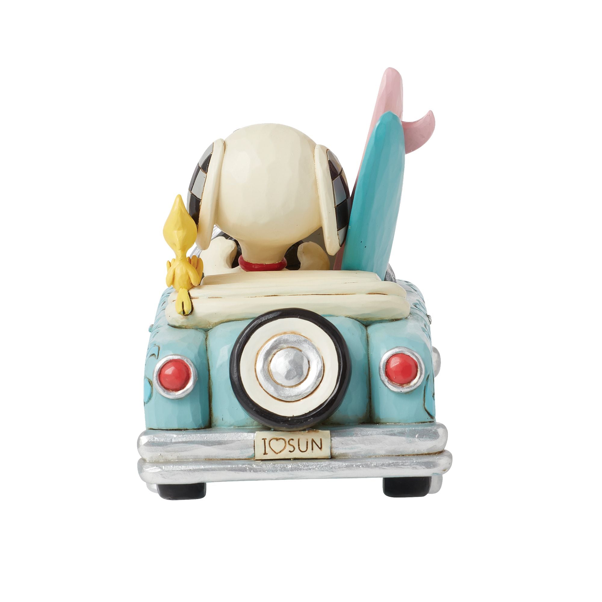 Jim Shore Peanuts Snoopy and Woodstock Surfing Figurine
