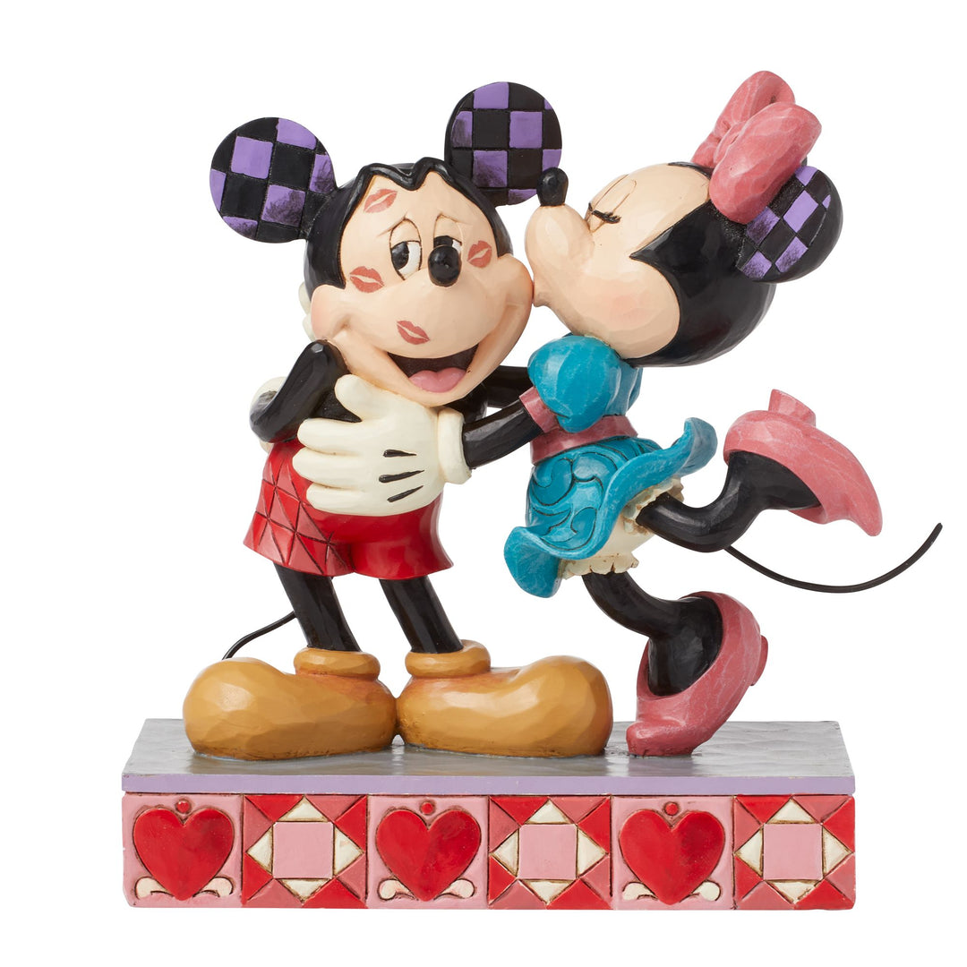 Hugs & Kisses (Mickey & Minnie Love Figurine) - Disney Traditions by Jim Shore