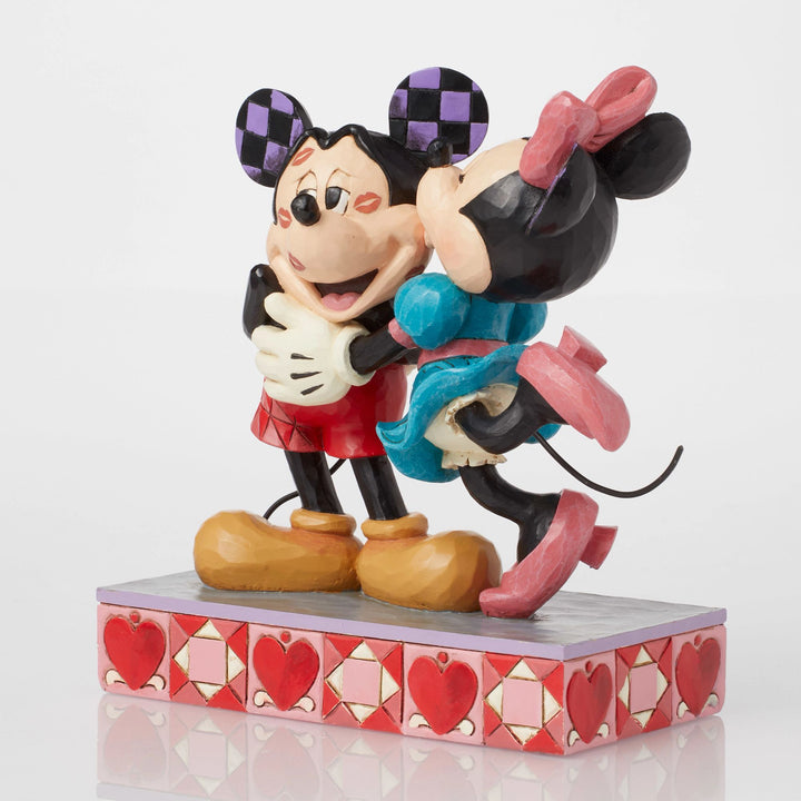 Hugs & Kisses (Mickey & Minnie Love Figurine) - Disney Traditions by Jim Shore