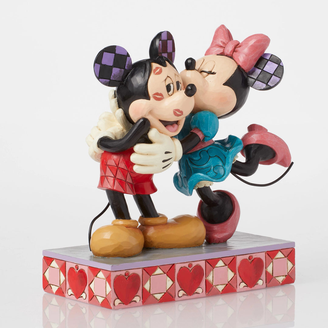 Hugs & Kisses (Mickey & Minnie Love Figurine) - Disney Traditions by Jim Shore