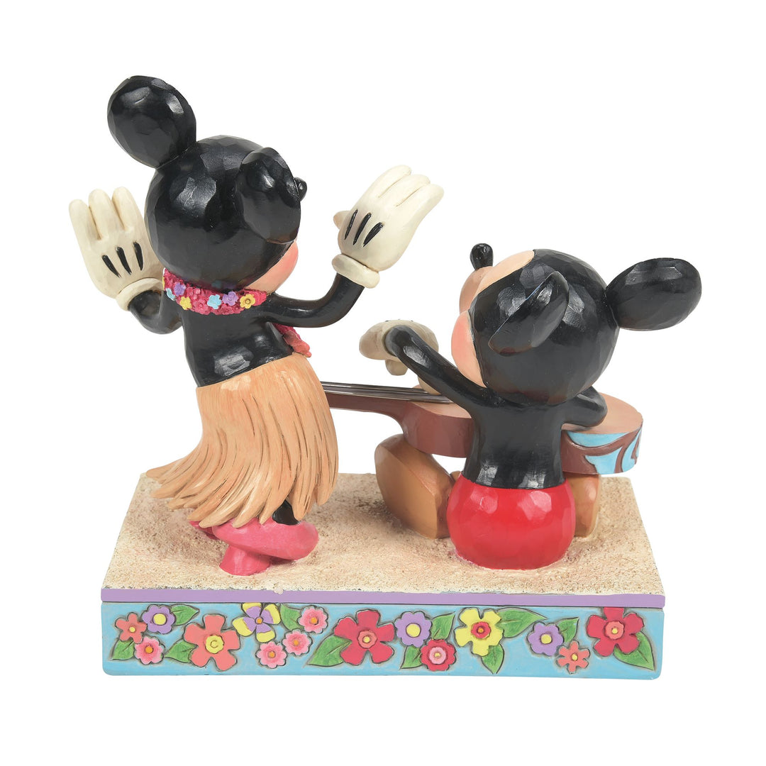 Hawaiian Holiday (Mickey & Minnie Hawaii Figurine) - Disney Traditions by Jim Shore