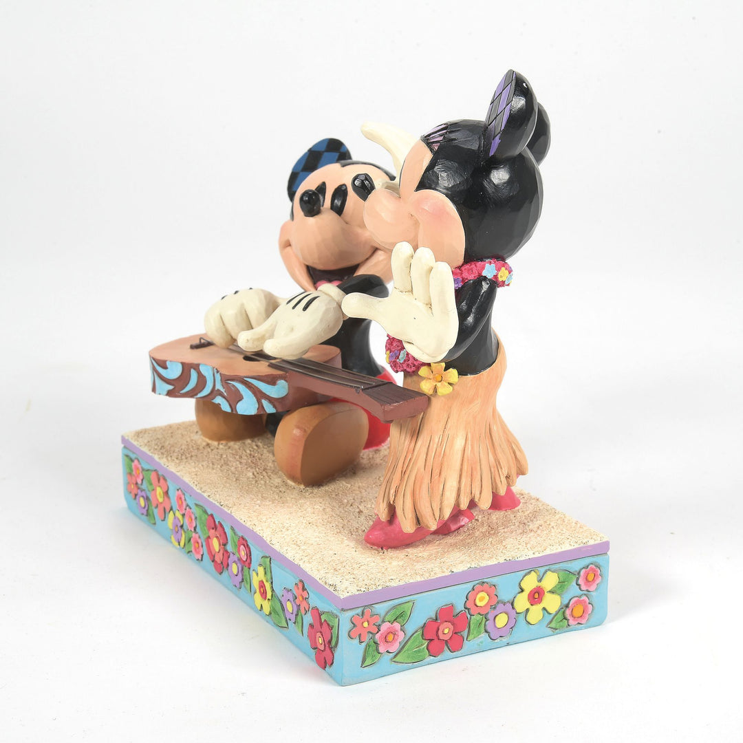 Hawaiian Holiday (Mickey & Minnie Hawaii Figurine) - Disney Traditions by Jim Shore