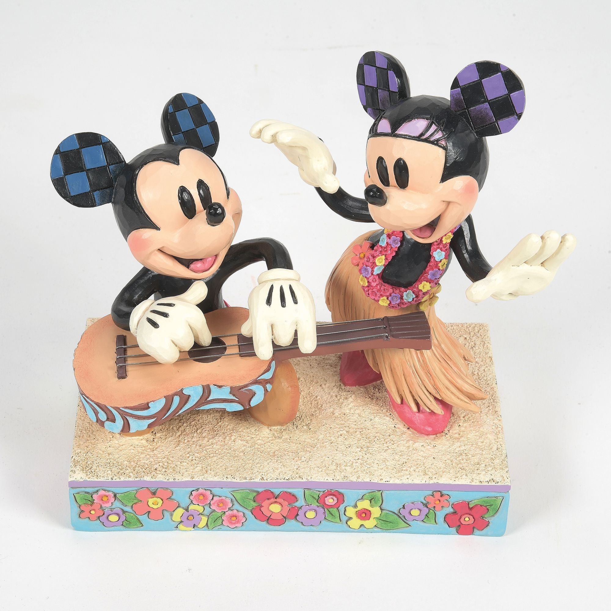 enesco ジムショア ミッキー＆ミニー Hawaiian Holiday Hawaiian Holiday (Mickey & Minnie Hawaii Figurine) - Disney