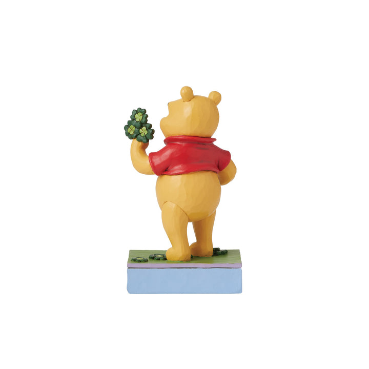 Lucky Ol' Bear (Winnie the Pooh with Clover Figurine) - Disney Traditions by JimShore