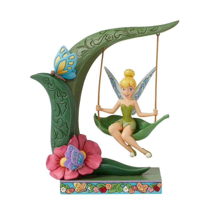 Suspended in Springtime Music (Tinker Bell on Swing Figurine) - Disney Traditions by Jim Shore