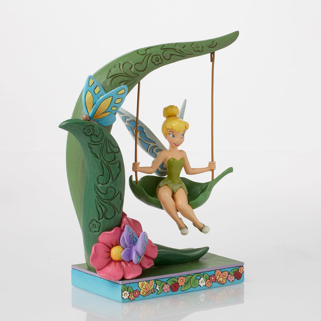 Suspended in Springtime Music (Tinker Bell on Swing Figurine) - Disney Traditions by Jim Shore