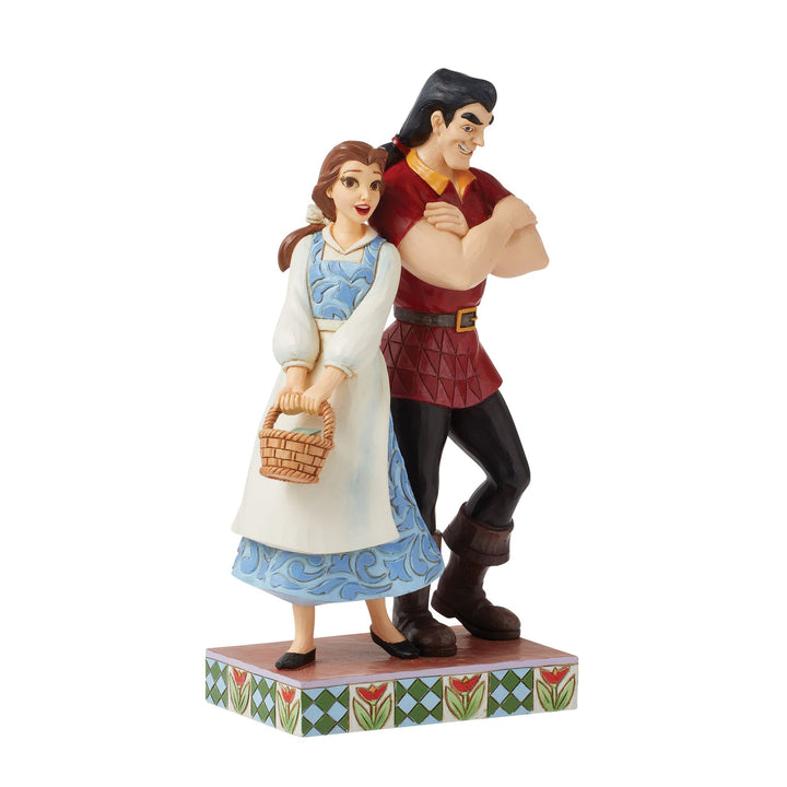 Brilliant & Boorish (Belle & Gaston Figurine) - Disney Traditions by Jim Shore