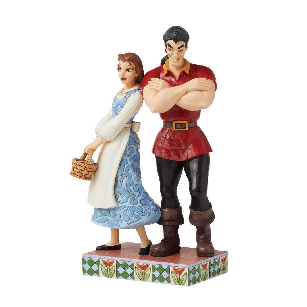 Brilliant & Boorish (Belle & Gaston Figurine) - Disney Traditions by Jim Shore