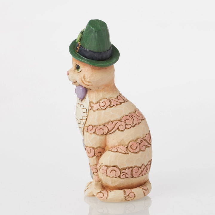 Purr-fectly Irish (Orange Tabby Figurine) - Heartwood Creek by Jim Shore