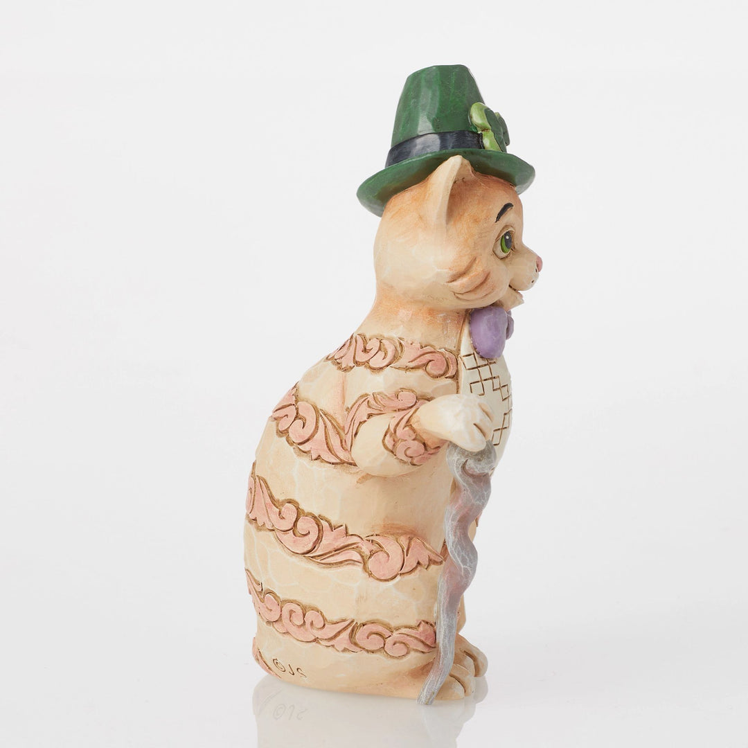 Purr-fectly Irish (Orange Tabby Figurine) - Heartwood Creek by Jim Shore