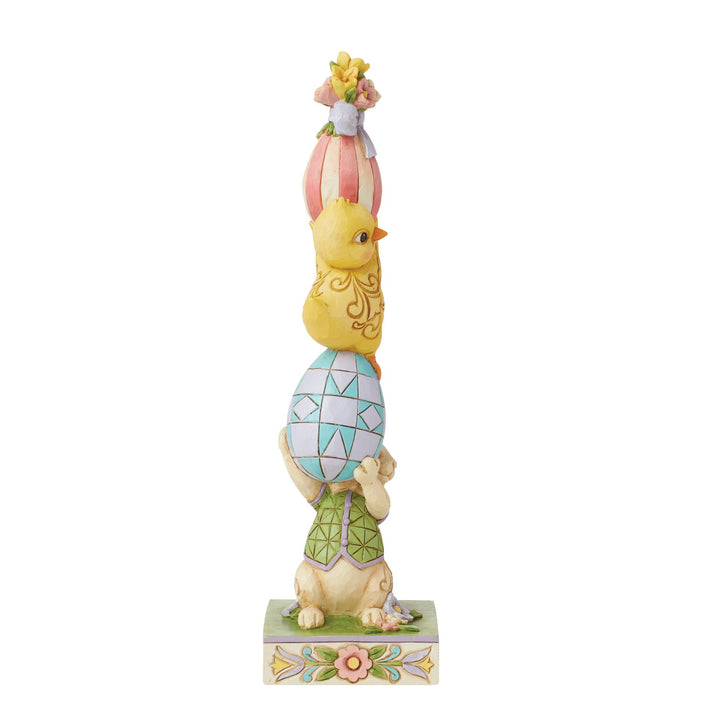 Playful Pile-up (Stacked Bunny Figurine) - Heartwood Creek by Jim Shore