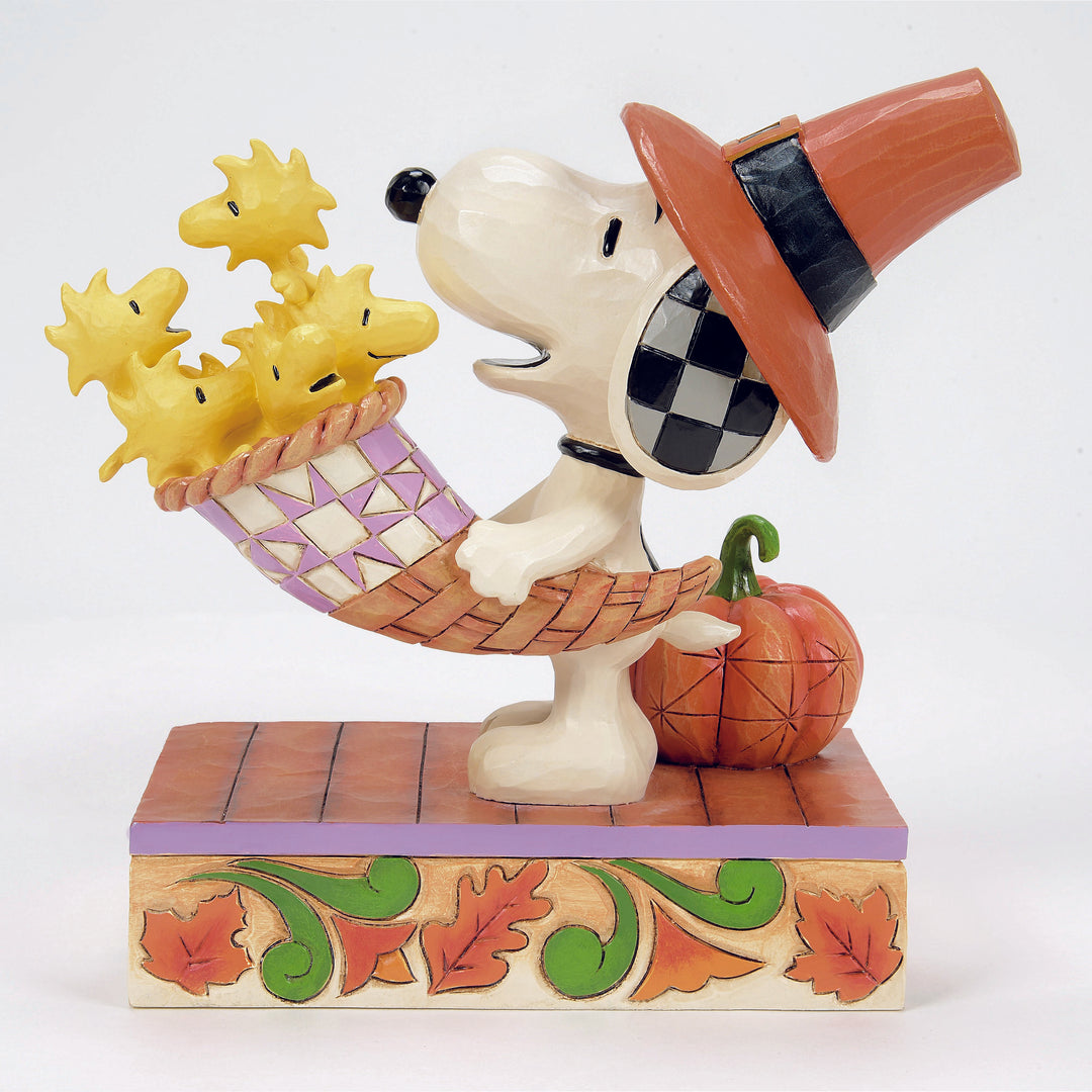 Harvest Happiness (Snoopy Cornucopia) - Peanuts by Jim Shore