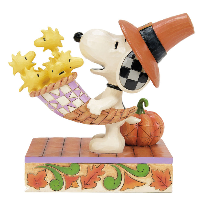 Harvest Happiness (Snoopy Cornucopia) - Peanuts by Jim Shore