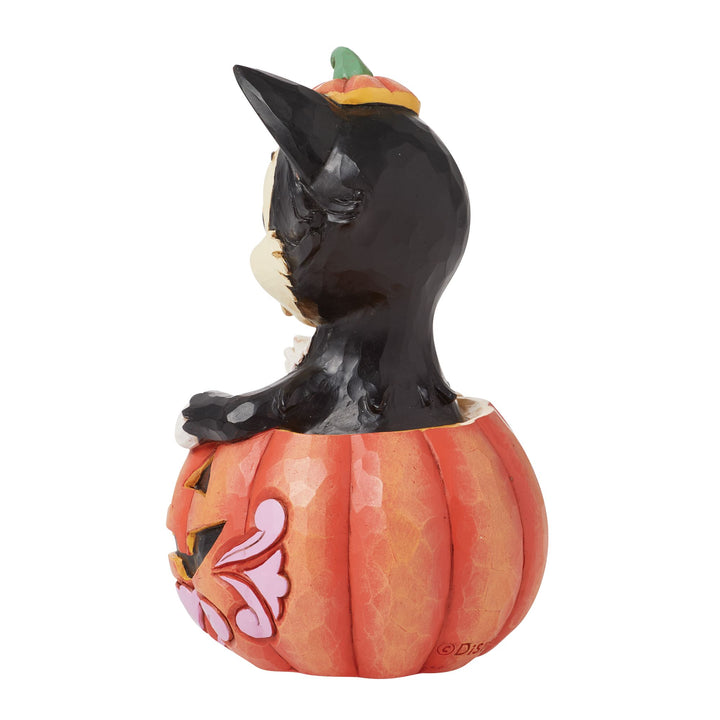 Figaro in Jack-O-Lantern Mini - Disney Traditions by Jim Shore