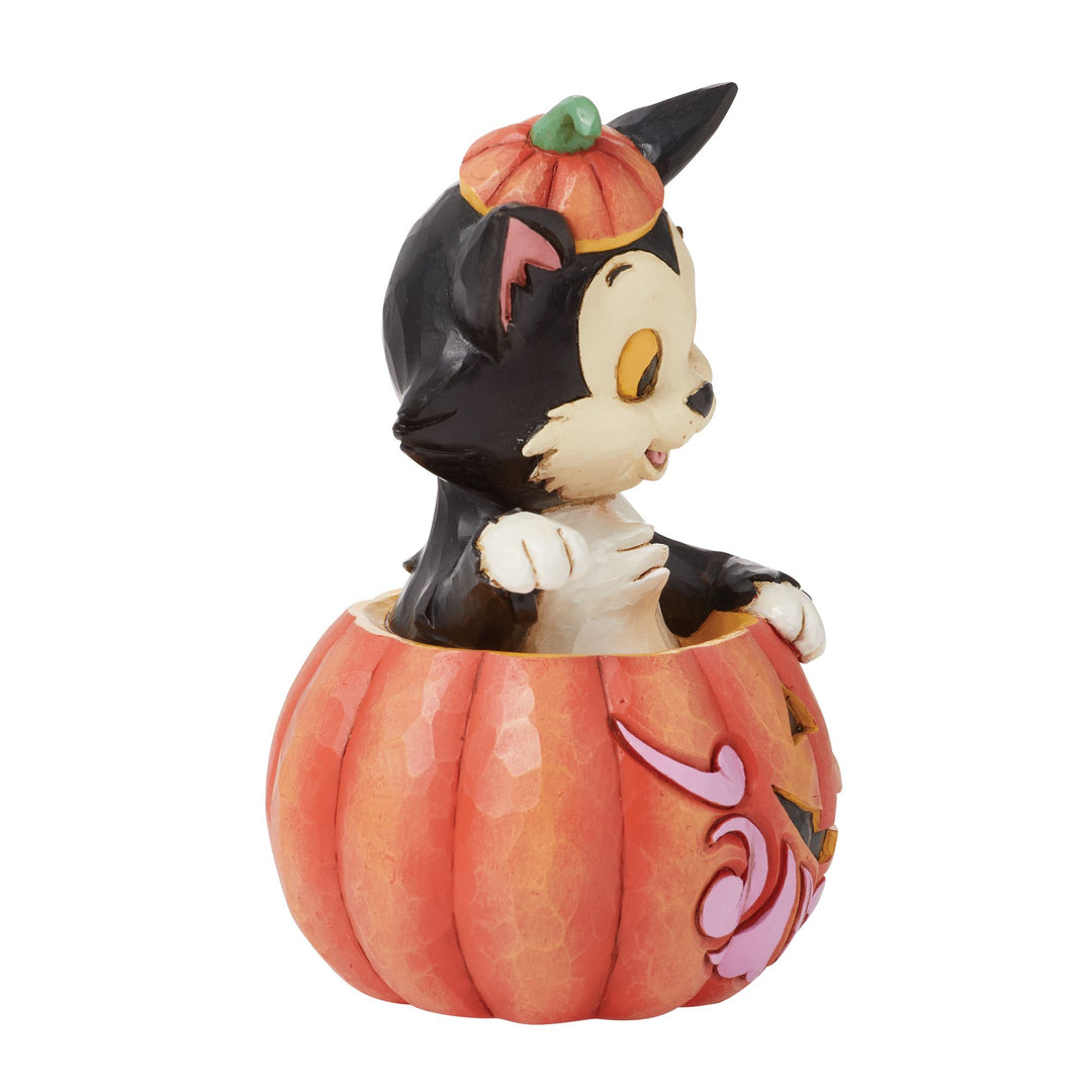 Figaro in Jack-O-Lantern Mini - Disney Traditions by Jim Shore