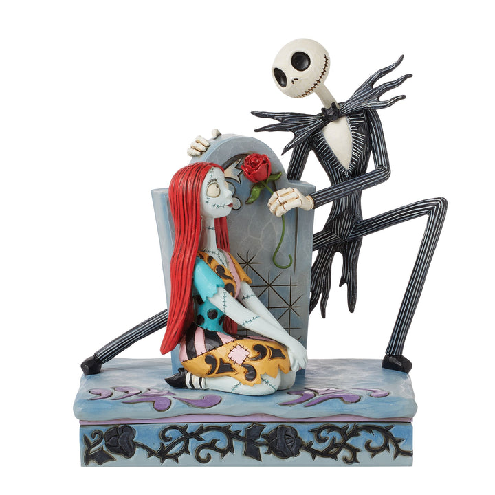 A Grave Affair (Jack & Sally Gravestone Figurine) - Disney Traditions by Jim Shore