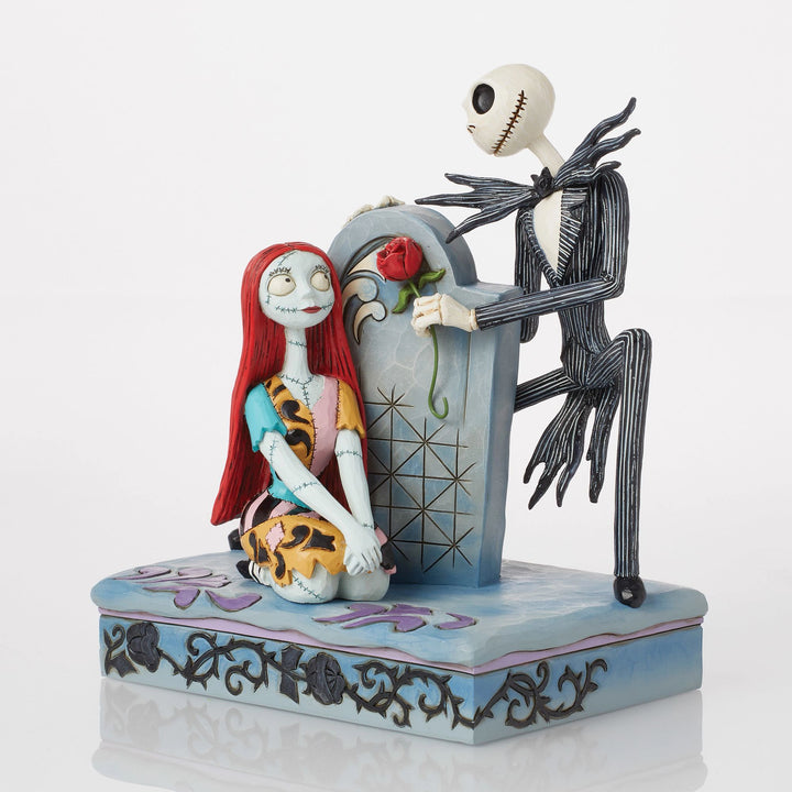 A Grave Affair (Jack & Sally Gravestone Figurine) - Disney Traditions by Jim Shore