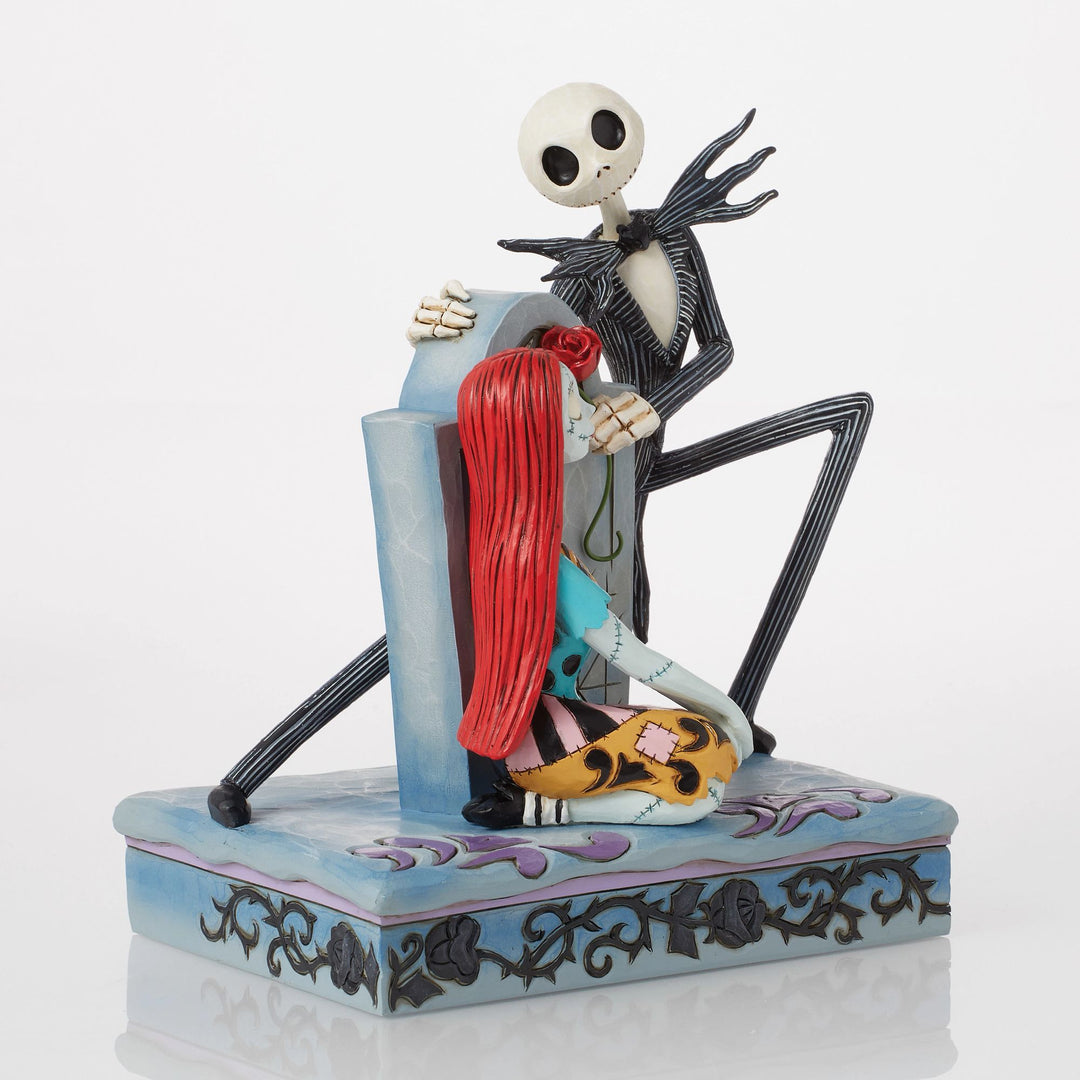 A Grave Affair (Jack & Sally Gravestone Figurine) - Disney Traditions by Jim Shore