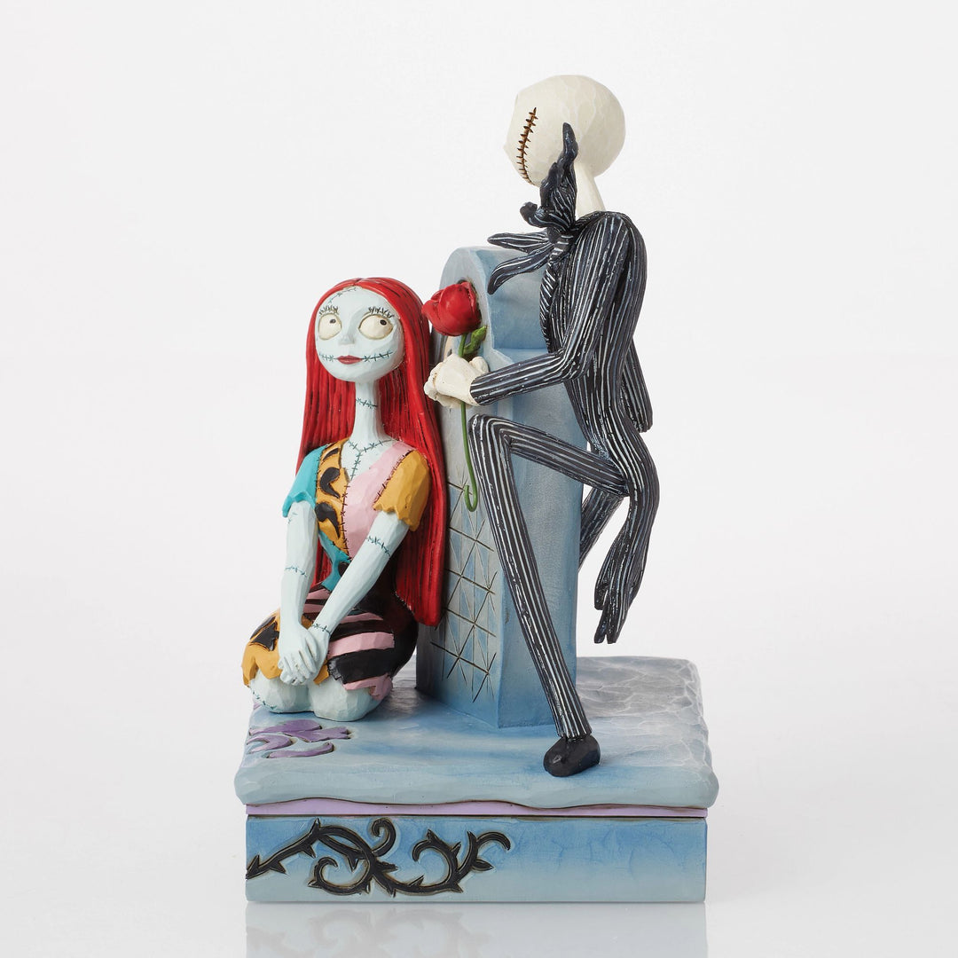 A Grave Affair (Jack & Sally Gravestone Figurine) - Disney Traditions by Jim Shore