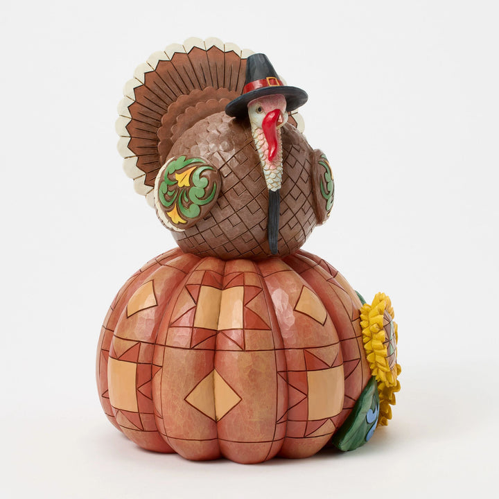 Gobble Greetings (Harvest Turkey) - Heartwood Creek by Jim Shore