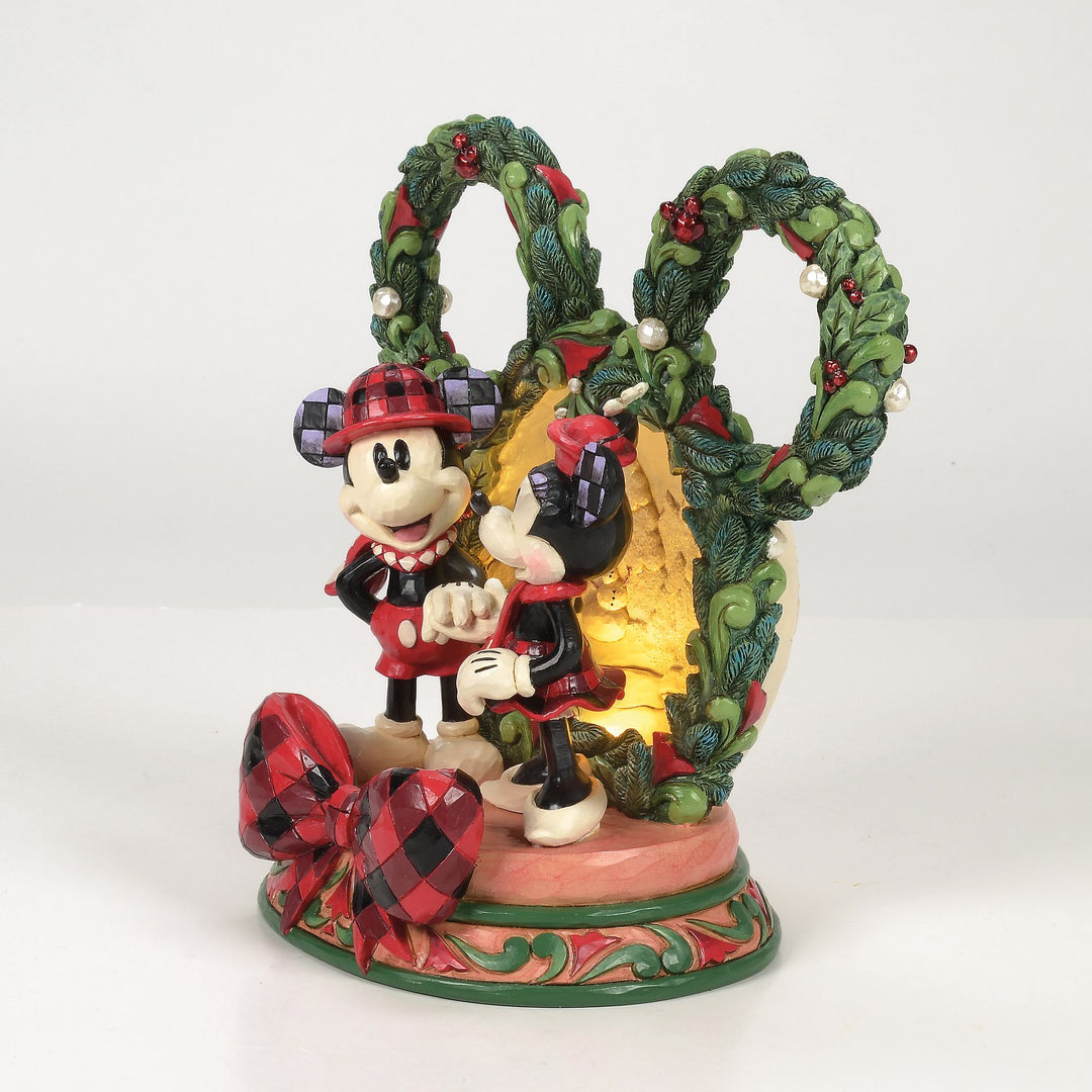 Magical Winter Moments (Mickey & Minnie Diorama First Edition)  - Disney Traditions by Jim Shore