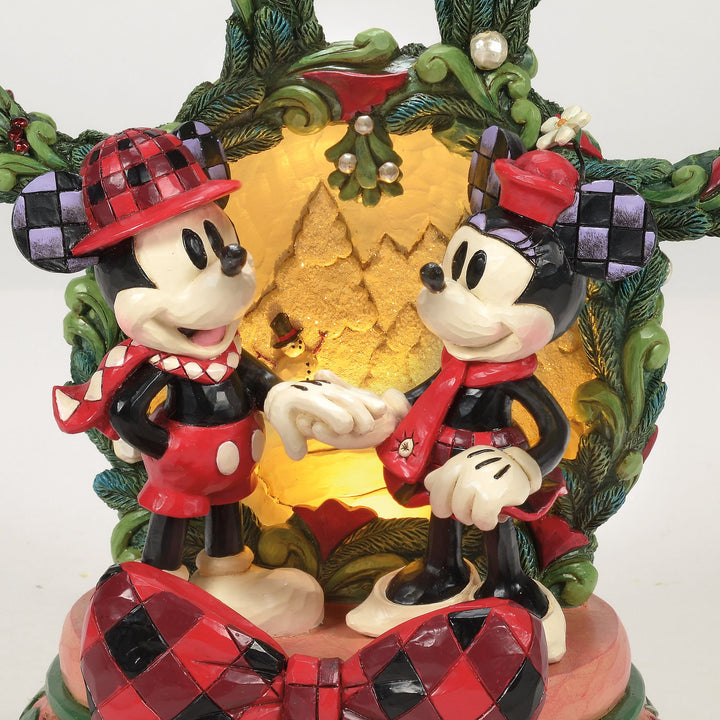 Magical Winter Moments (Mickey & Minnie Diorama First Edition)  - Disney Traditions by Jim Shore