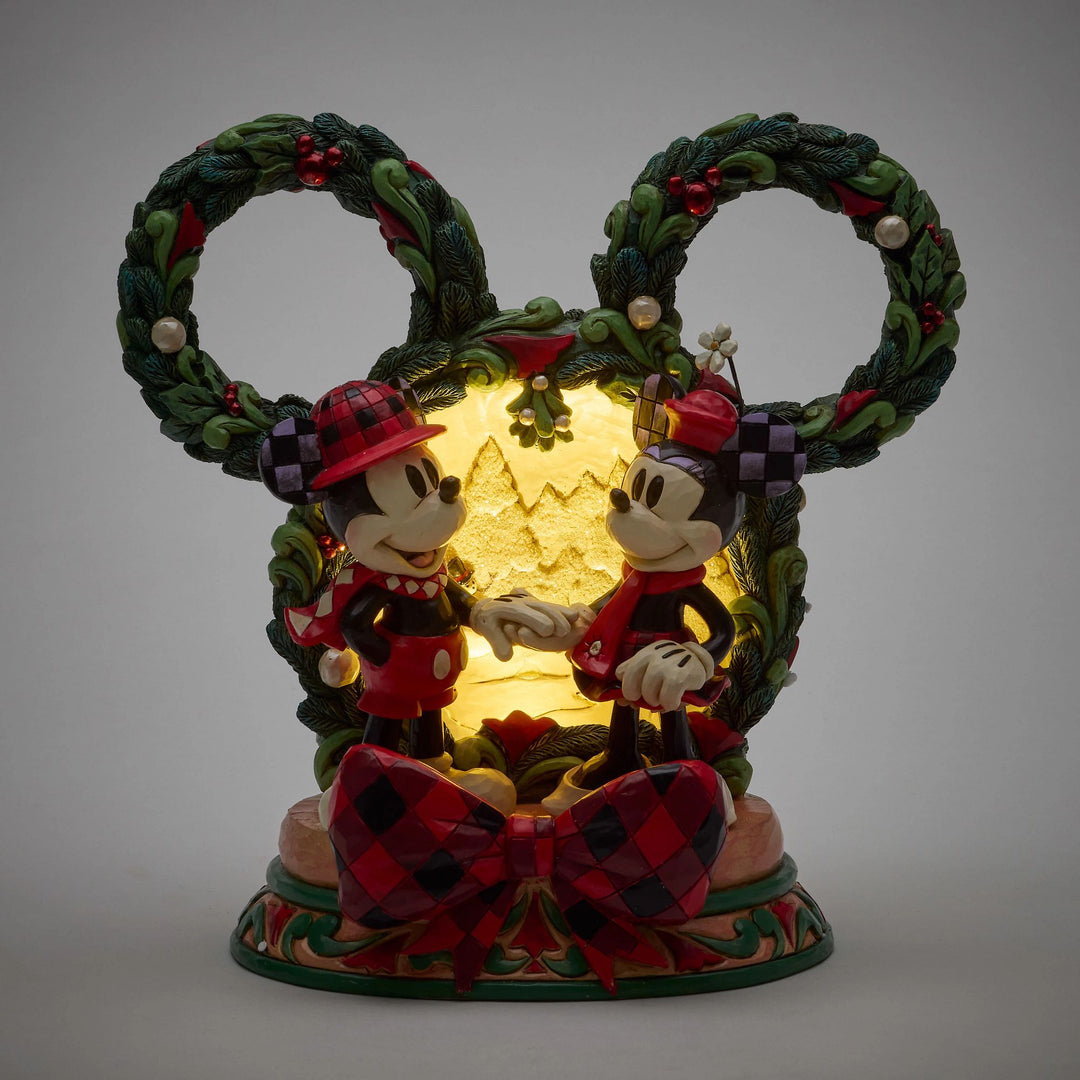 Magical Winter Moments (Mickey & Minnie Diorama First Edition)  - Disney Traditions by Jim Shore