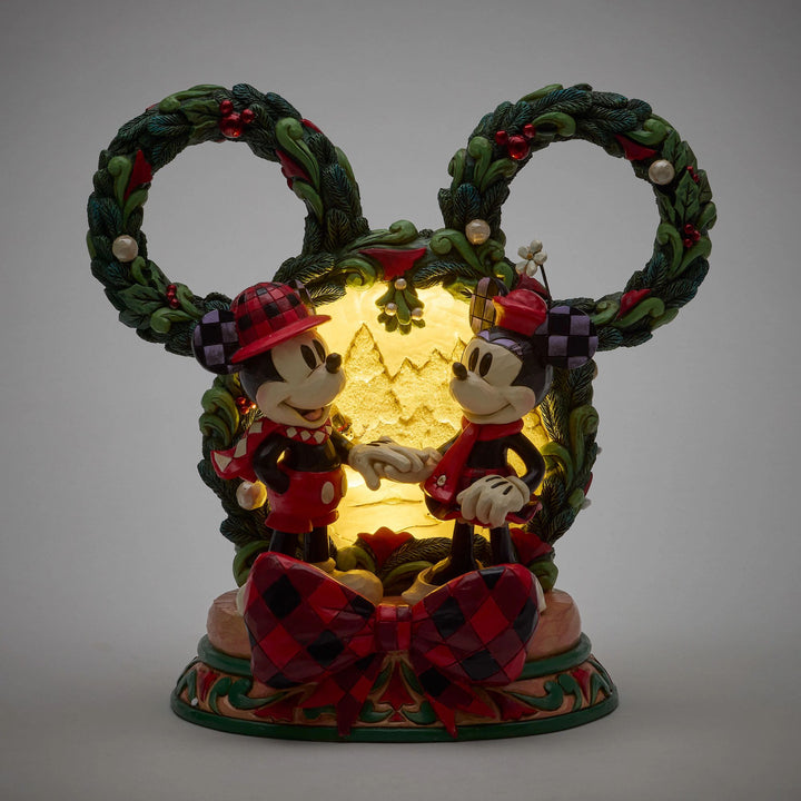 Magical Winter Moments (Mickey & Minnie Diorama First Edition)  - Disney Traditions by Jim Shore