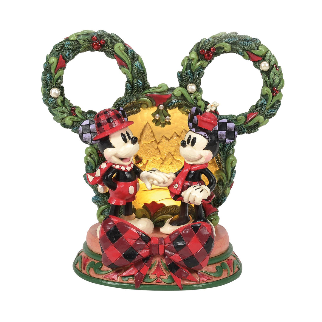 Magical Winter Moments (Mickey & Minnie Diorama First Edition)  - Disney Traditions by Jim Shore