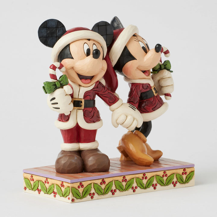 Candy Cane Christmas (Mickey & Minnie with Candy Canes)