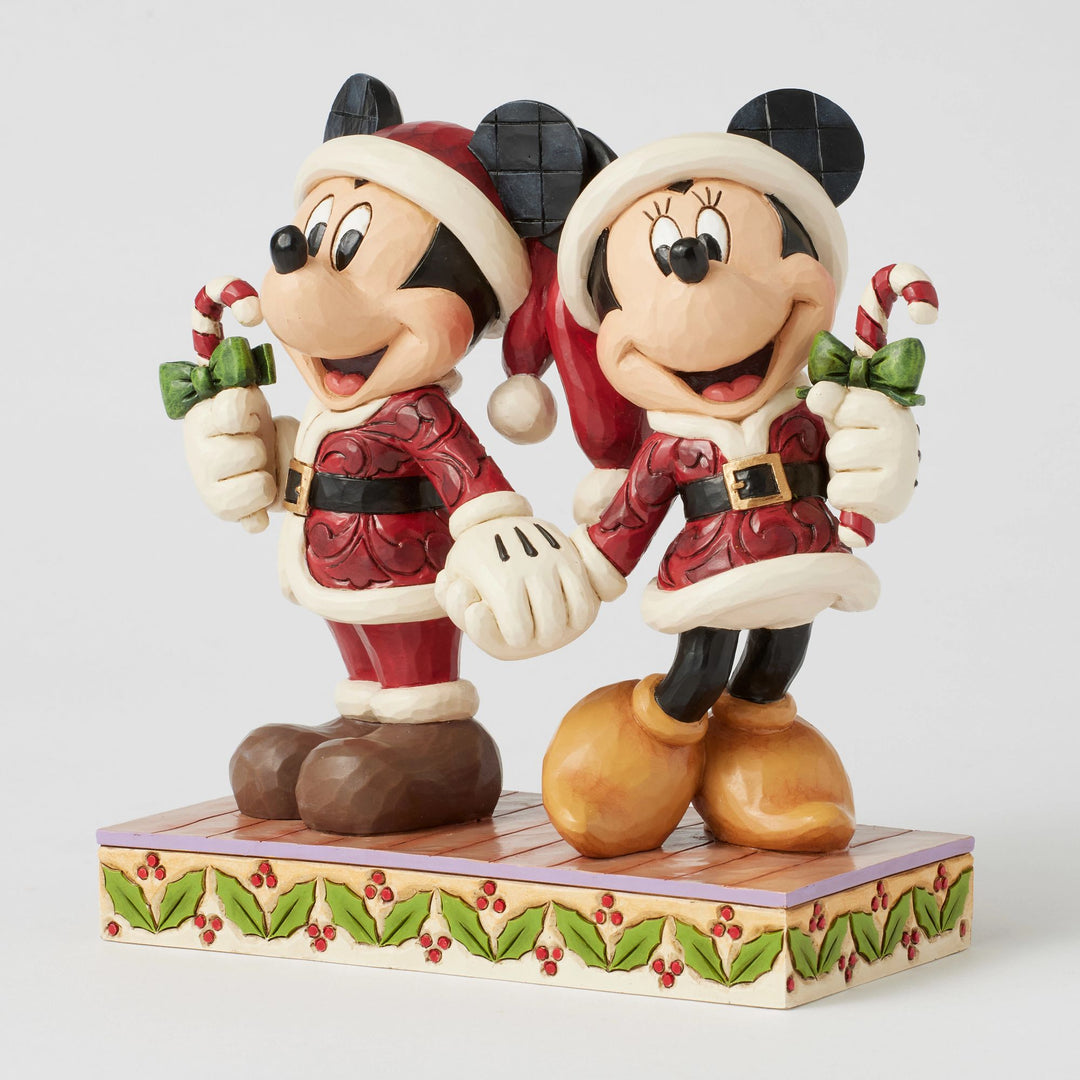 Candy Cane Christmas (Mickey & Minnie with Candy Canes)