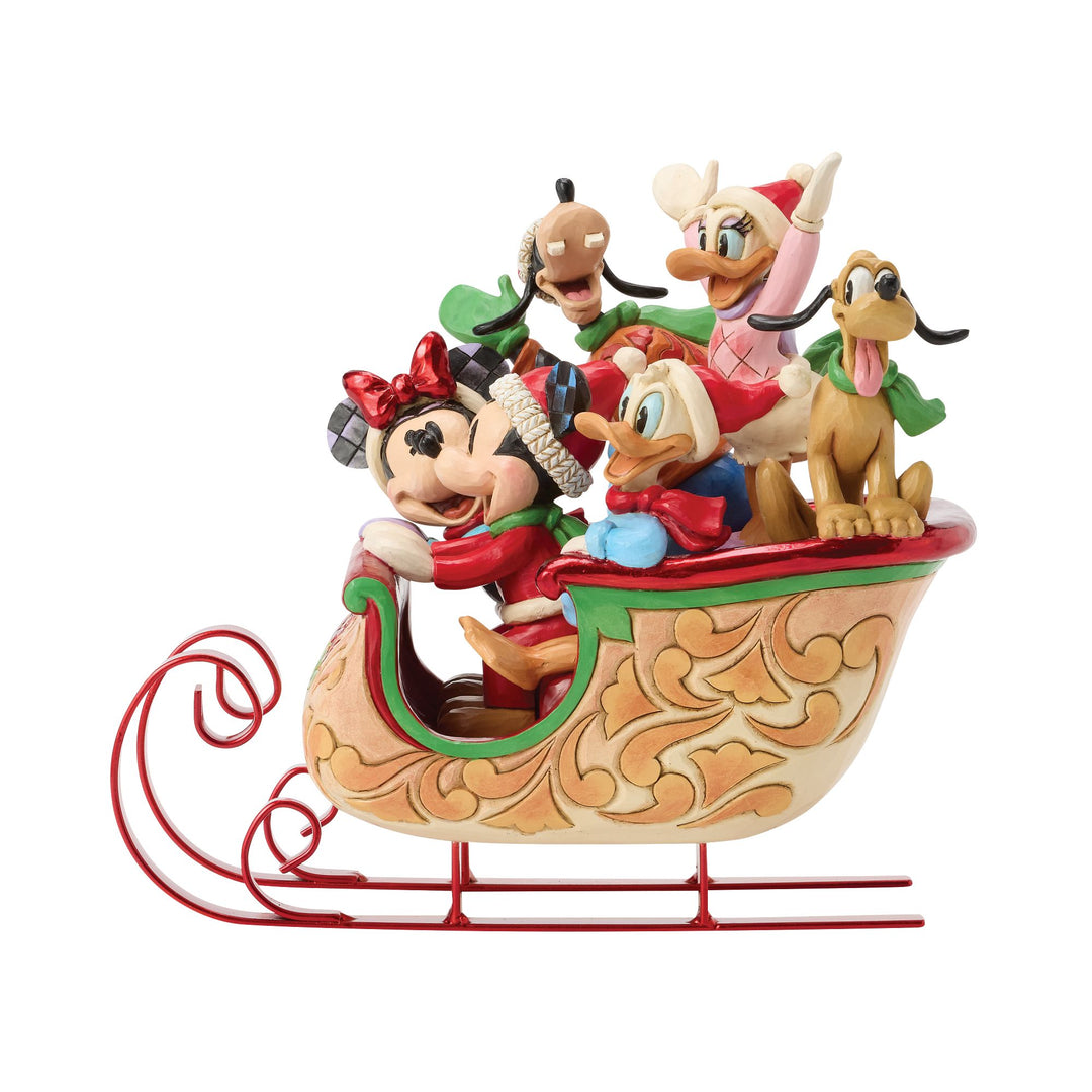 A Sleigh Full of Joy (Mickey & Friends Sled) Hand-signed