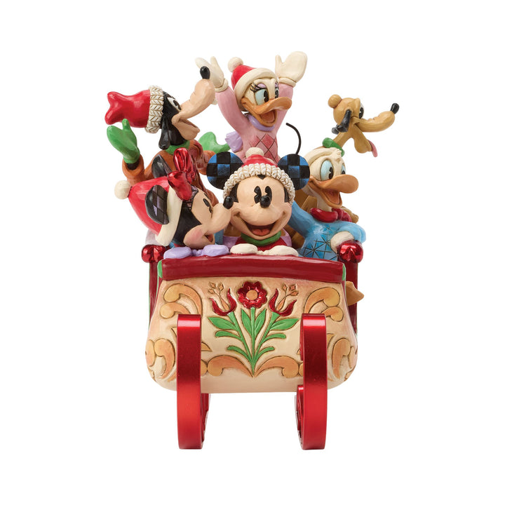 A Sleigh Full of Joy (Mickey & Friends Sled) Hand-signed