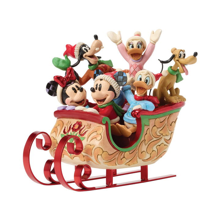 A Sleigh Full of Joy (Mickey & Friends Sled) Hand-signed
