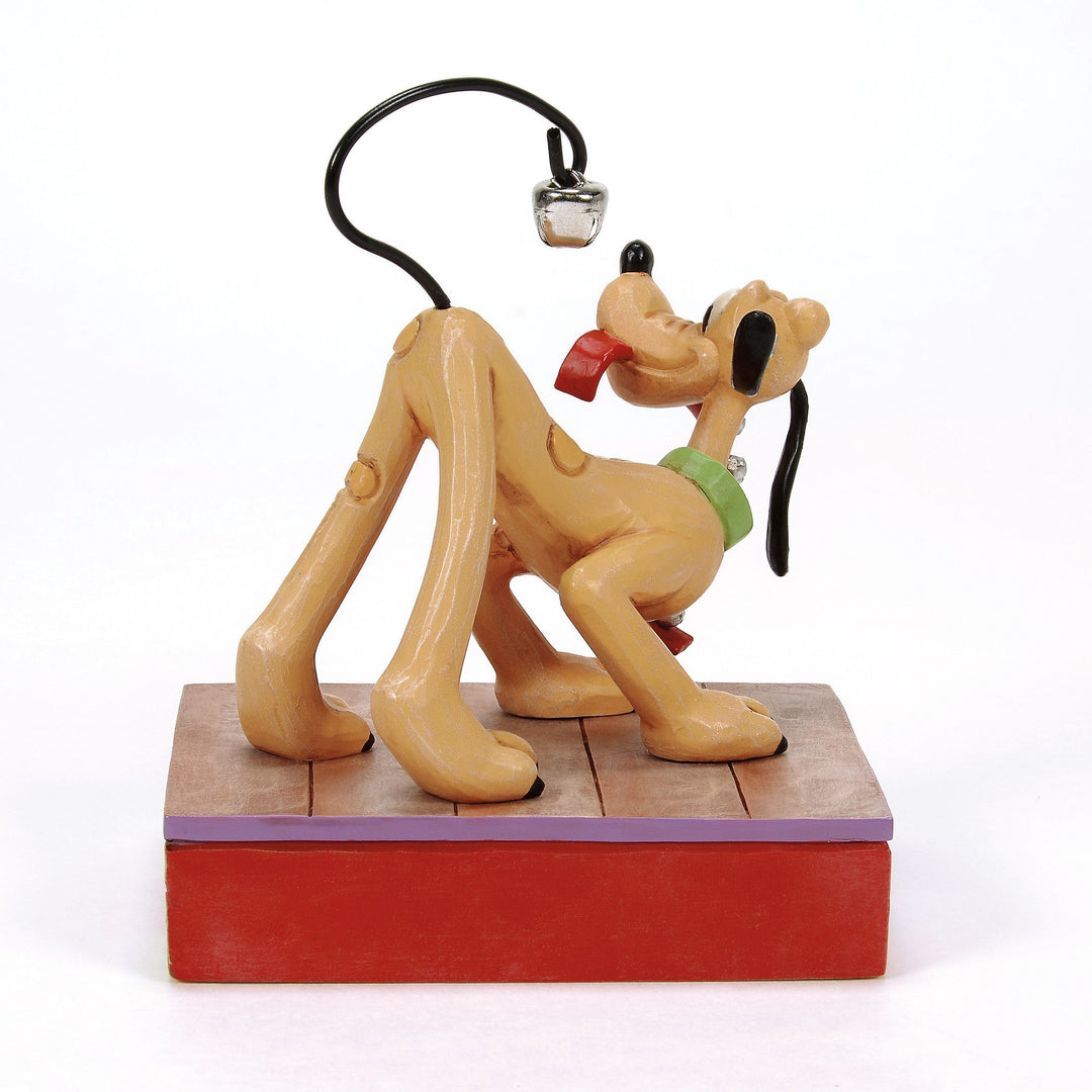 Jolly Jingle Tail (Pluto with Bells) - Disney Traditions by Jim Shore