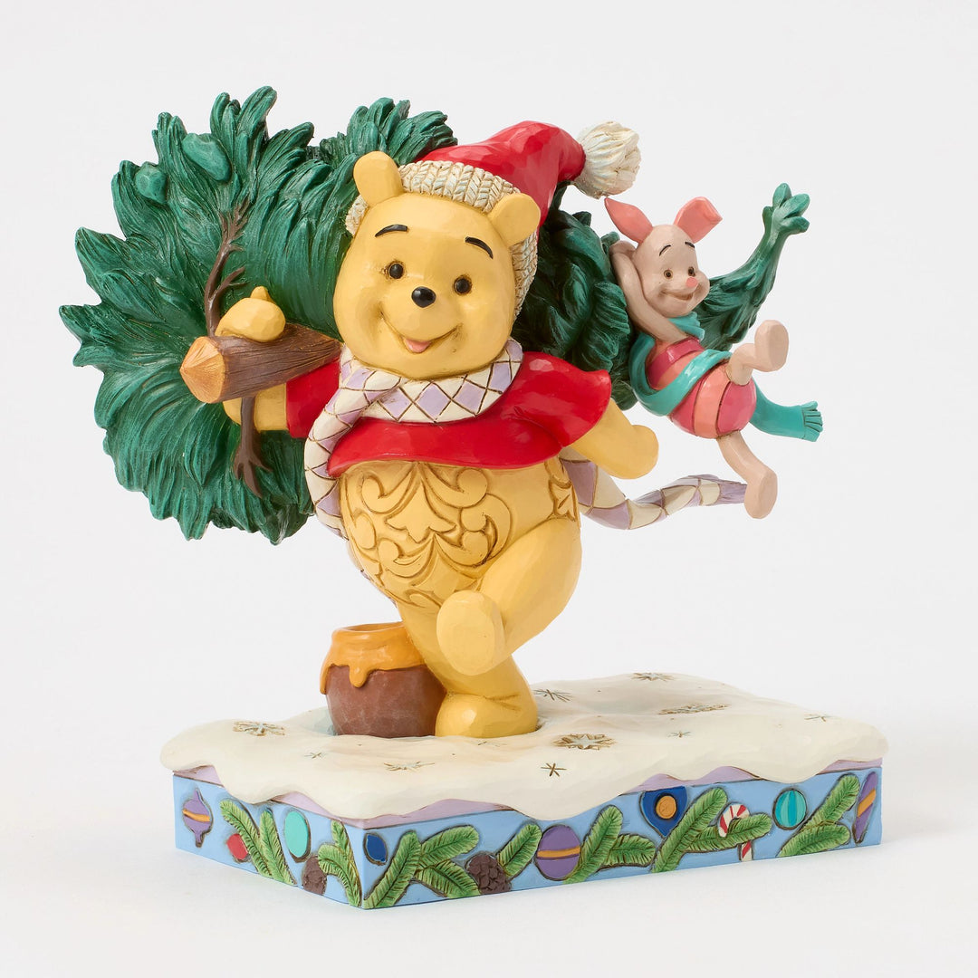 A Tree for Two (Winnie the Pooh & Piglet with Christmas Tree)