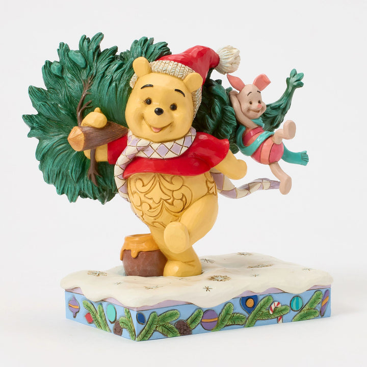 A Tree for Two (Winnie the Pooh & Piglet with Christmas Tree)