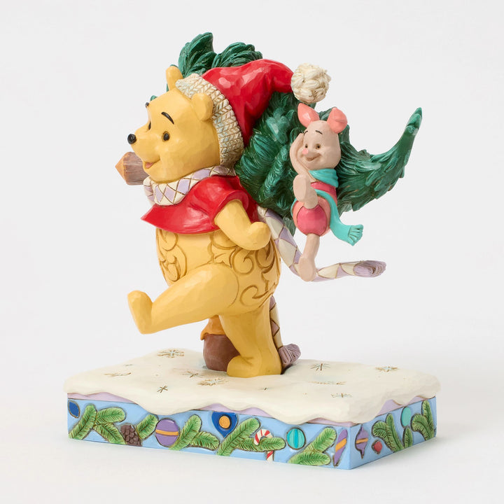 A Tree for Two (Winnie the Pooh & Piglet with Christmas Tree)