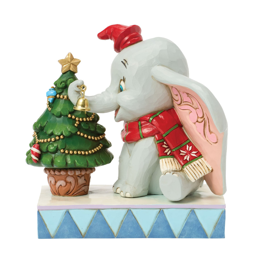 Merry Moments (Dumbo with Christmas Tree) - Disney Traditions by Jim Shore