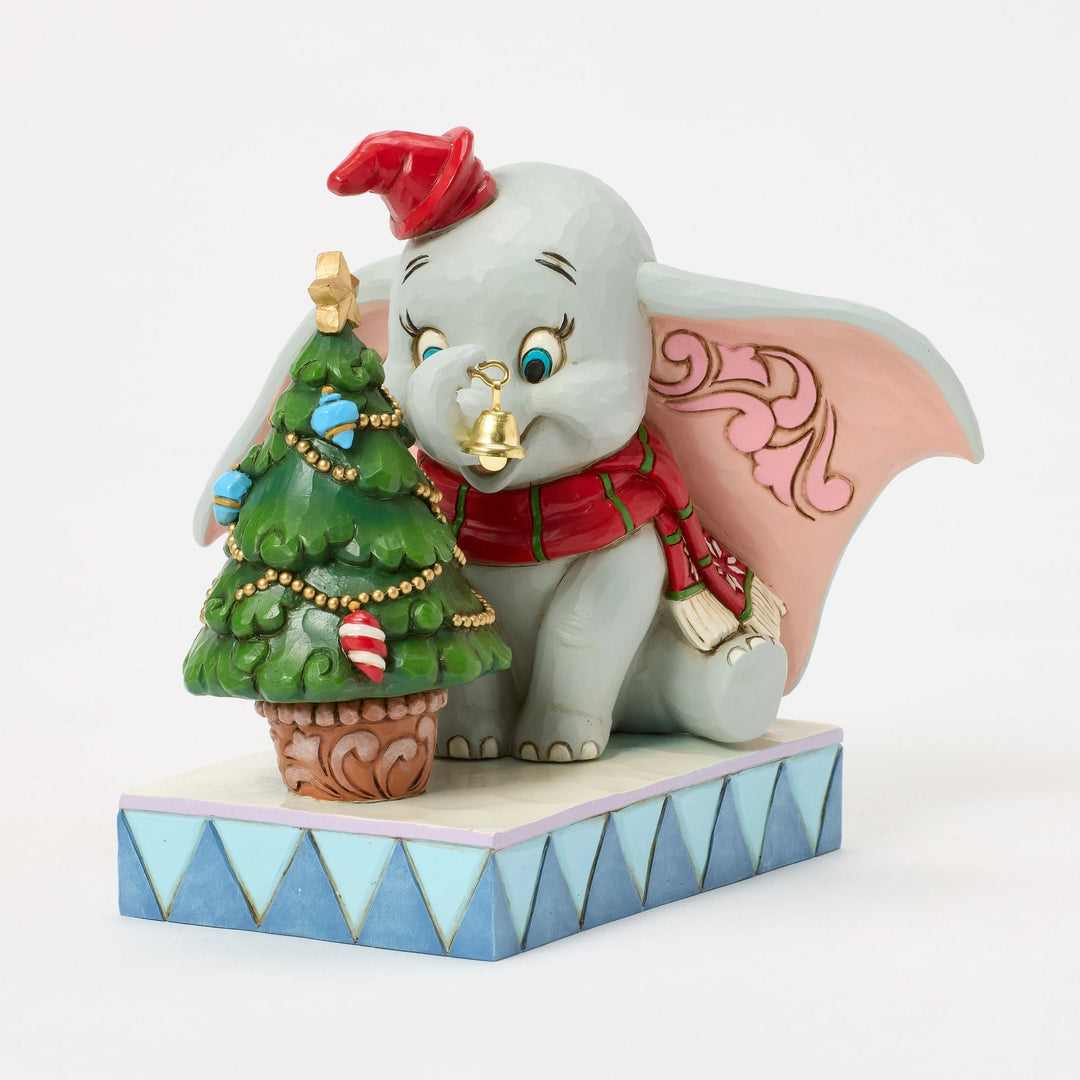 Merry Moments (Dumbo with Christmas Tree) - Disney Traditions by Jim Shore