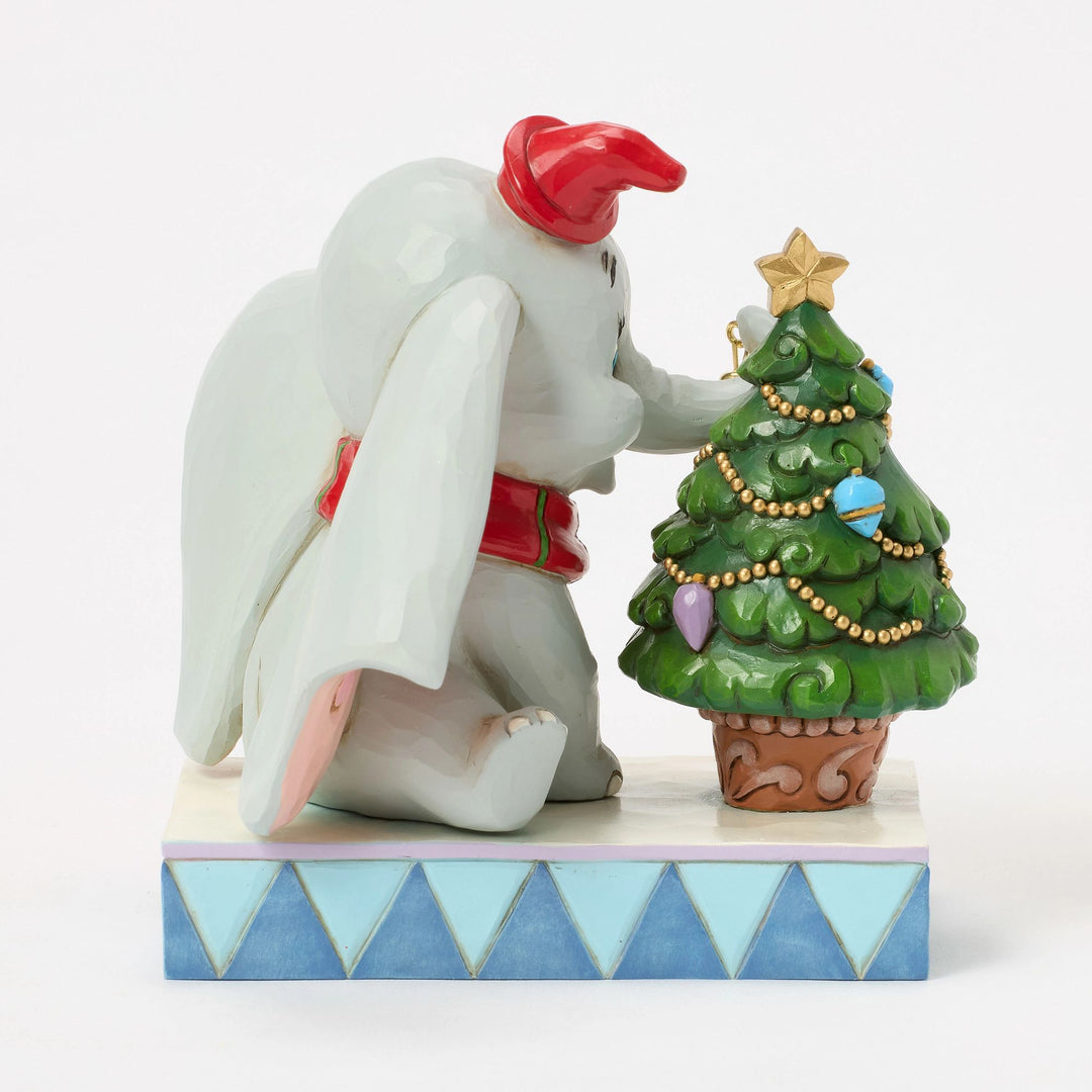 Merry Moments (Dumbo with Christmas Tree) - Disney Traditions by Jim Shore