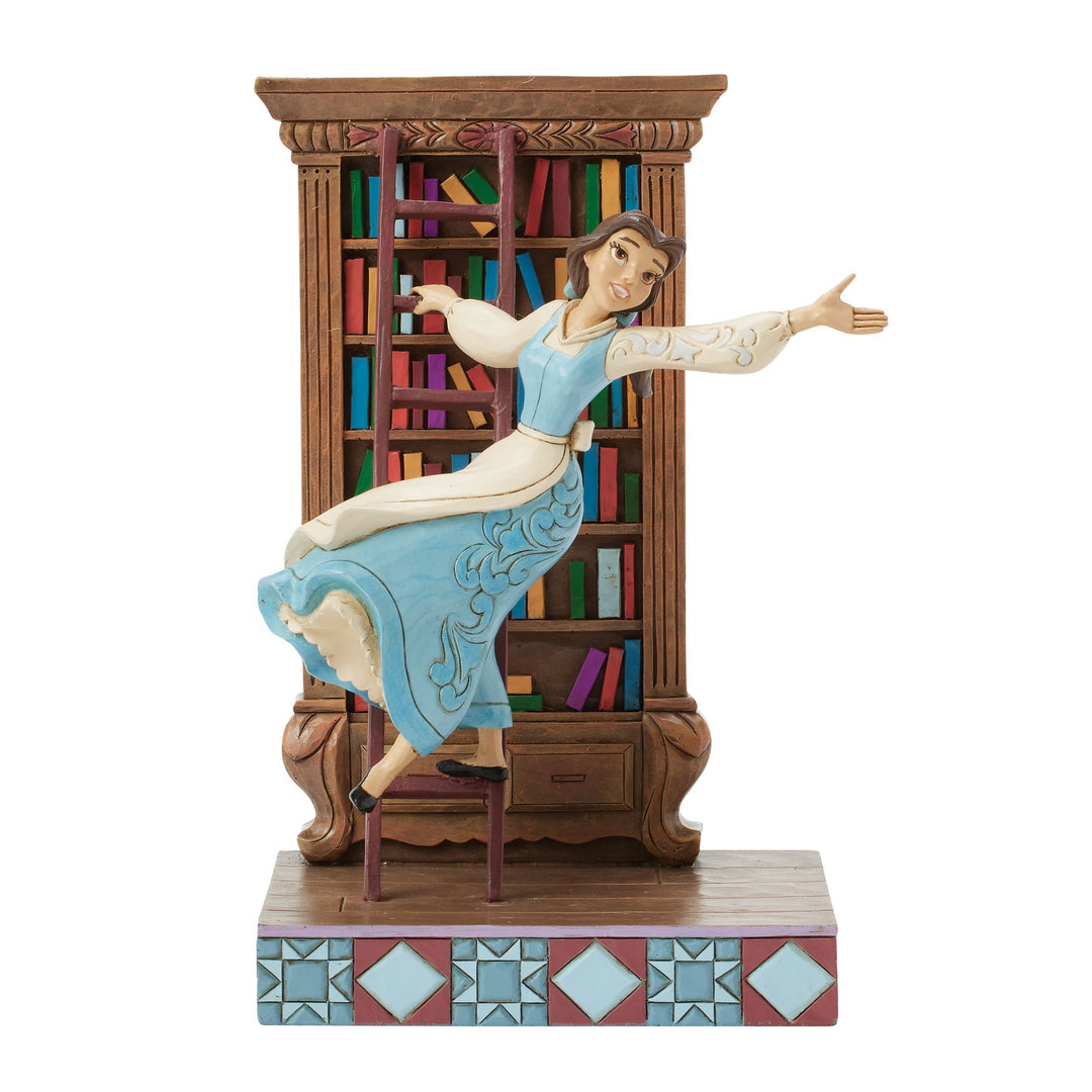 A World of Books (Belle on Bookcase) - Disney Traditions by Jim Shore