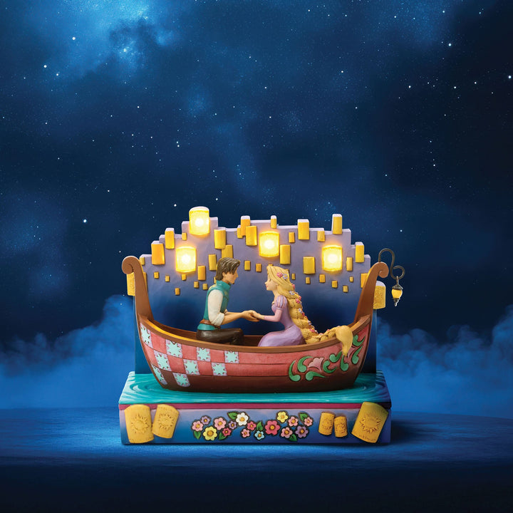 A Dream Come True (Tangled Boat with LED Lanterns)