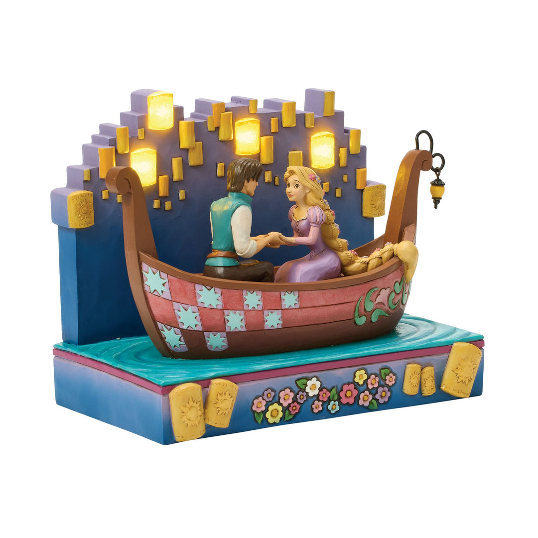 A Dream Come True (Tangled Boat with LED Lanterns)