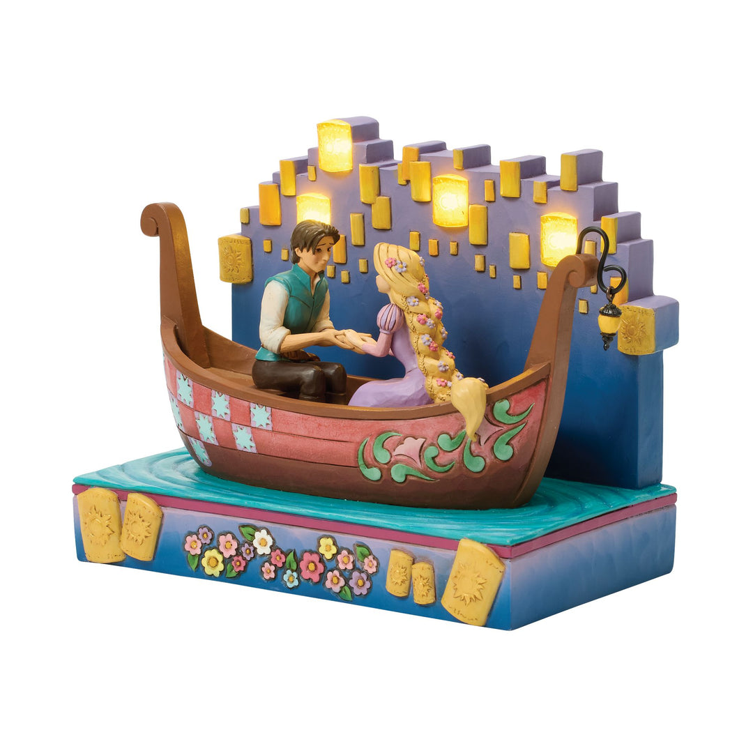 A Dream Come True (Tangled Boat with LED Lanterns)
