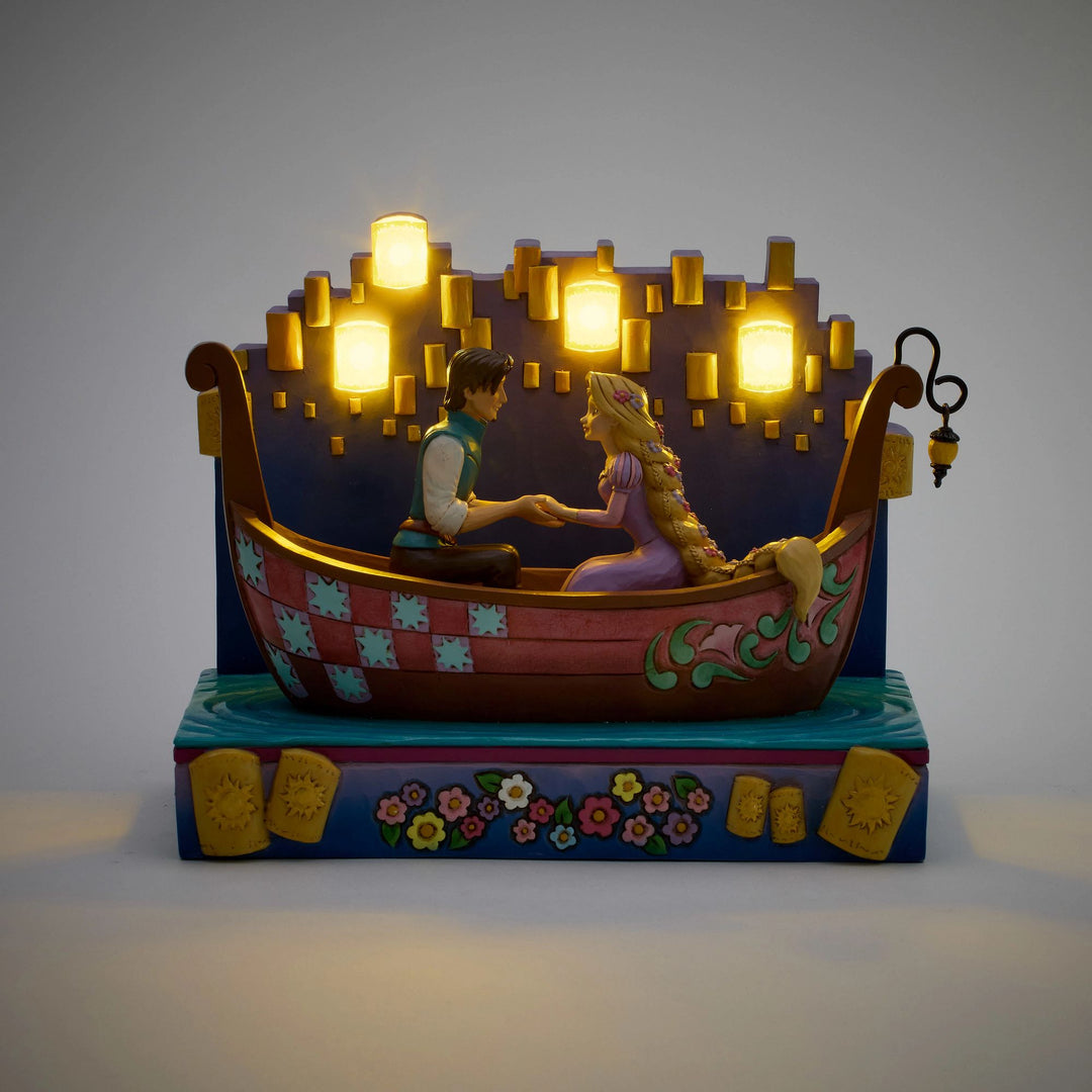 A Dream Come True (Tangled Boat with LED Lanterns)