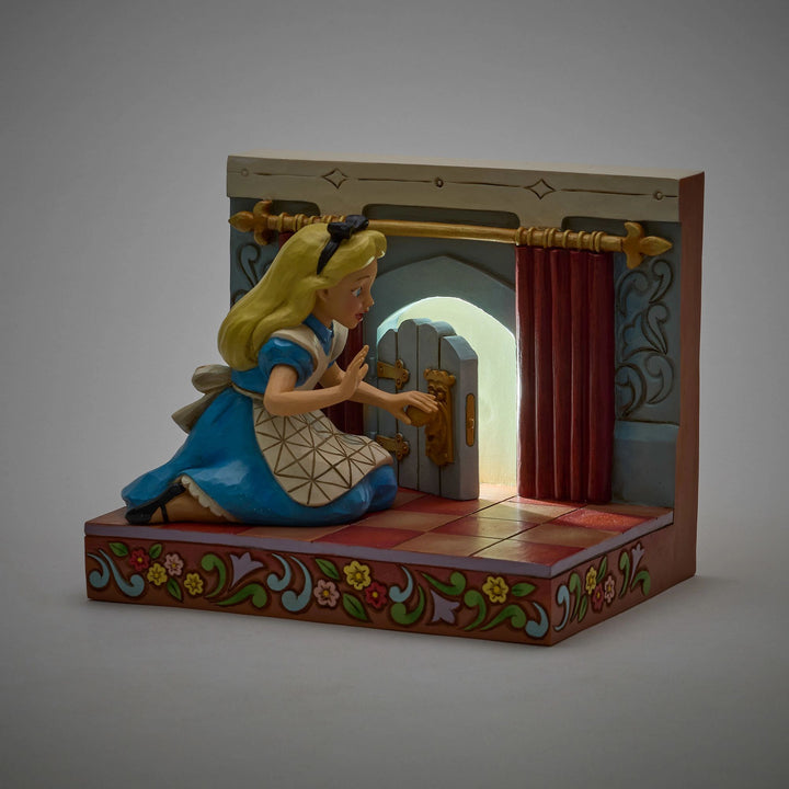 Curioser and Curiouser (Alice LED Wonderland Door) - Disney Traditions by Jim Shore